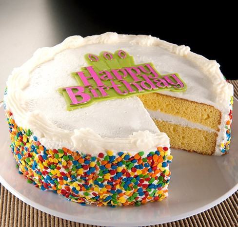 Happy Birthday Vanilla Cake